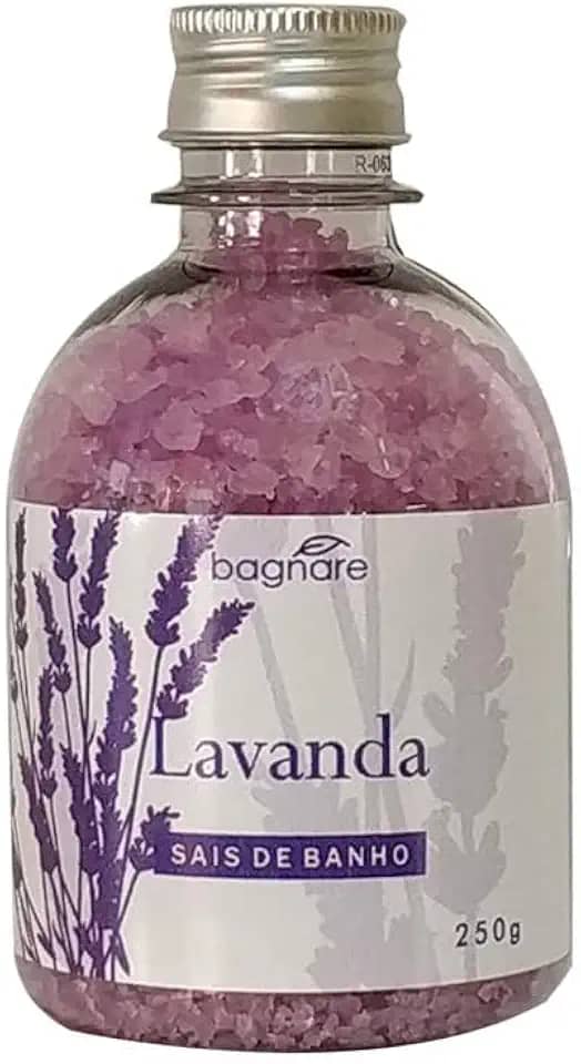 Sais De Banho Espumante Lavanda hidromassagem spa banheira ofuro Bagnare 250 G