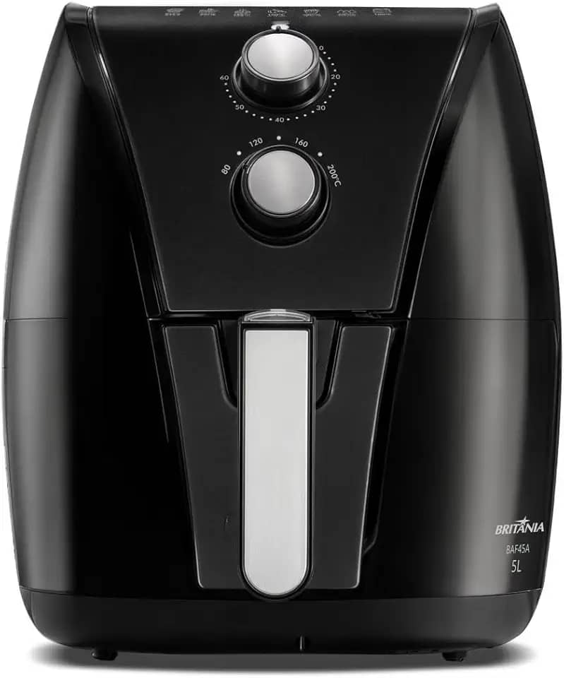 Air Fryer Britânia 5L Antiaderente Gold 1500W BAF45A 220V