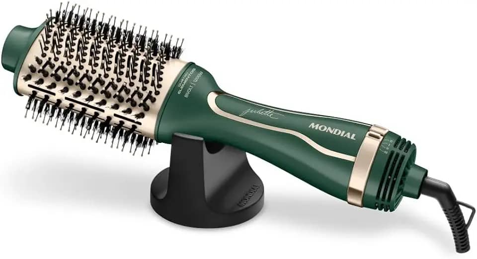 Escova Secadora By Juliette Mondial Verde Oliva 1300W Bivolt - ES-JU-02