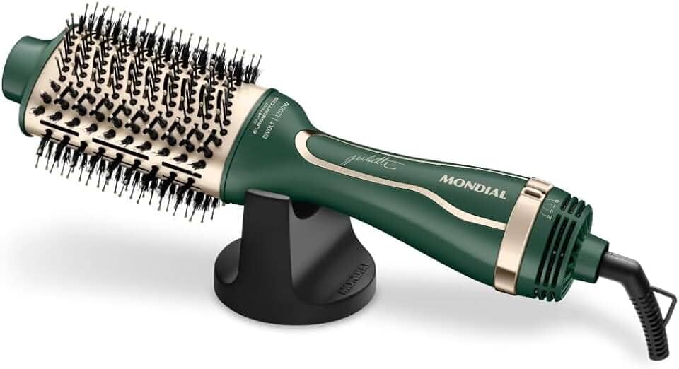 Escova Secadora By Juliette Mondial Verde Oliva 1300W Bivolt - ES-JU-02