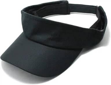 Viseira Praia Esportiva Corrida Ao Ar Livre Ajustável Cor: Preto