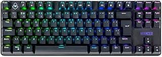 Teclado Mecânico Mancer Ghoul MK3 | RGB | ABNT2 | Switch Huano Vermelho | Preto | MCR-GHM3-RGB01RD