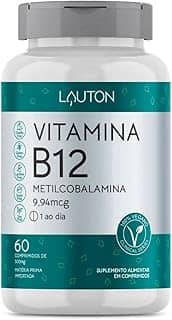 Vitamina B12 Metilcobalamina 9,94mcg - 60 Cps - Lauton