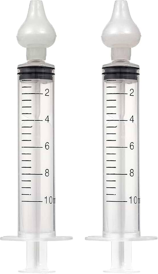 Seringa Para Lavagem Nasal Higienizador Lavador Nasal 10ml (2 unidades)