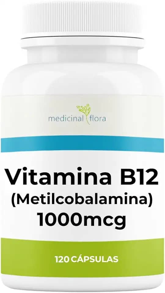 Vitamina B12 Metilcobalamina 1000mcg - 120 Cápsulas