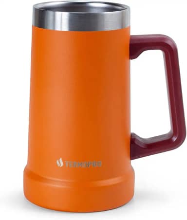 TERMOPRO Caneca Térmica para Cerveja 709ml Laranja