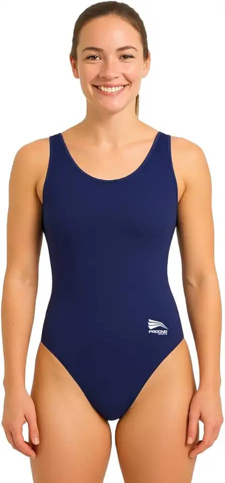Body Maiô Feminino Natação Hidroginástica Regata Moda Praia Progne Sports