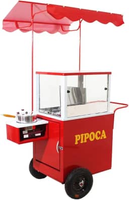 Carrinho de Pipoca doce e salgada e abertura lateral Mod 4213