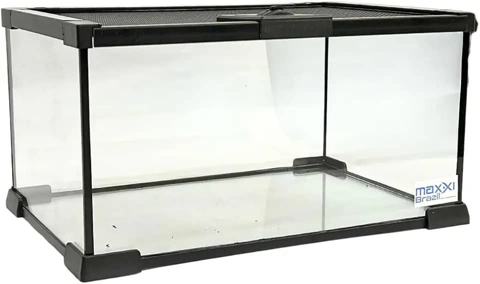 Maxxi Terrario Vidro Com Tampa (40 x 20 x 19cm) MT-40