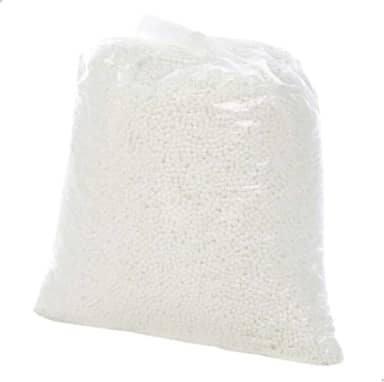 Floco de Isopor 50 Litros, Ideal para Enchimento de Puff, Almofadas e Aplicações na Construção Civil, Leve e Versátil - Escritex