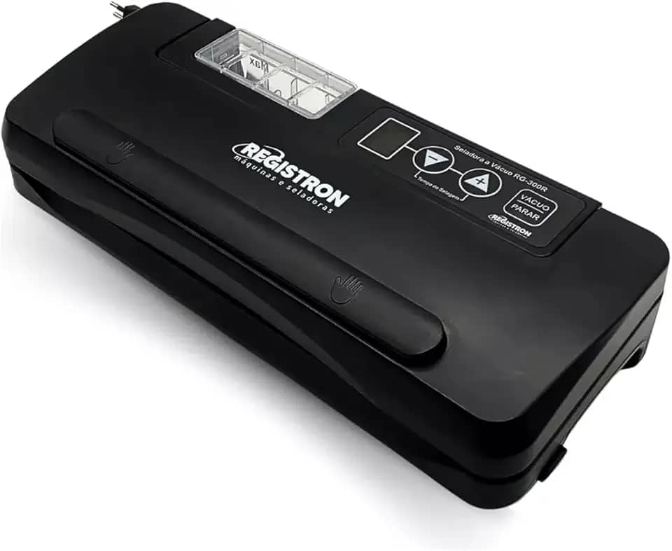 Seladora a Vácuo Comercial RG-300R na cor preta