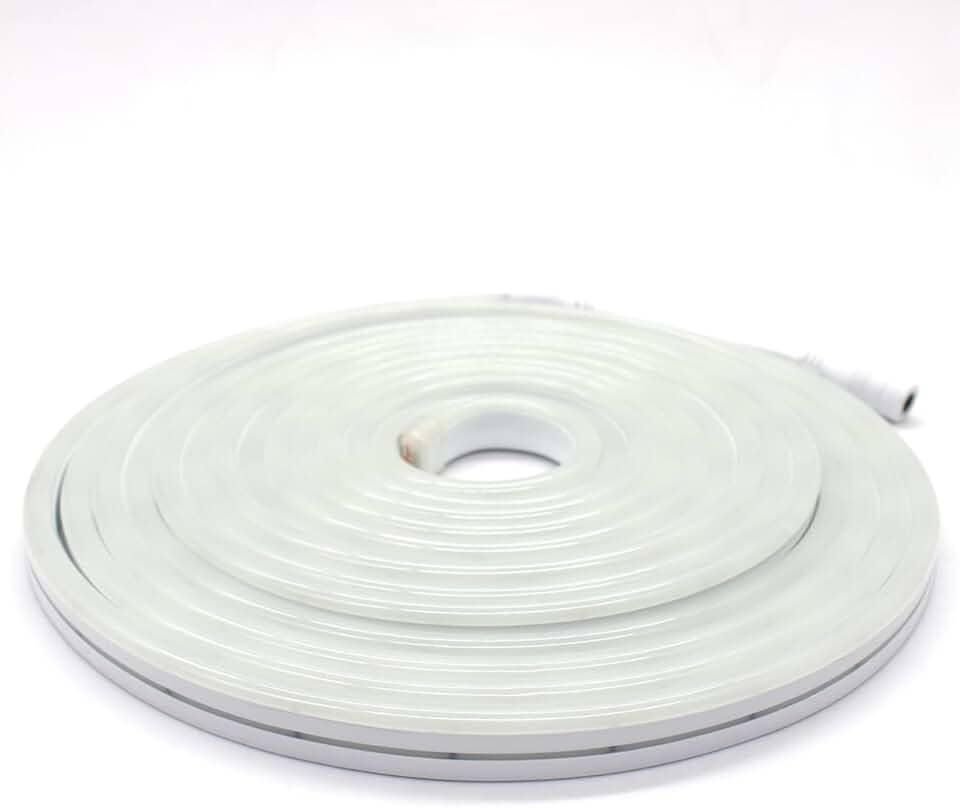 Fita Neon Led 5m 12v Corte 2,5cm Flexivel Alto Brilho (Branco Frio)