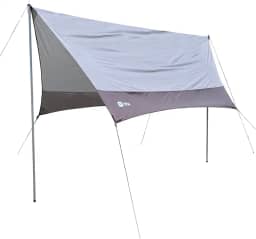 NTK, Toldo Tarp Shade em Poliéster Oxford 210D Proteção para Camping e Trilhas, Bege
