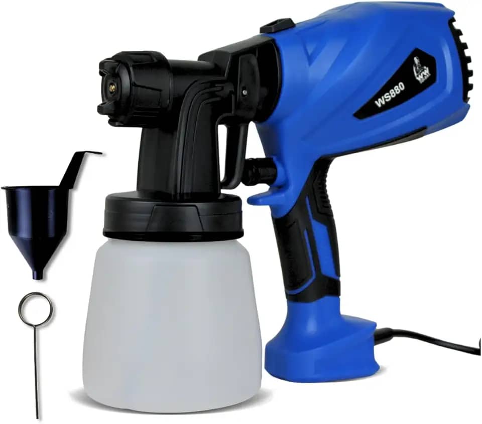 Pistola Elétrica Pulverizadora Para Pintura Mini Compressor 550W WS880 WWSOLDAS (110, Volts)