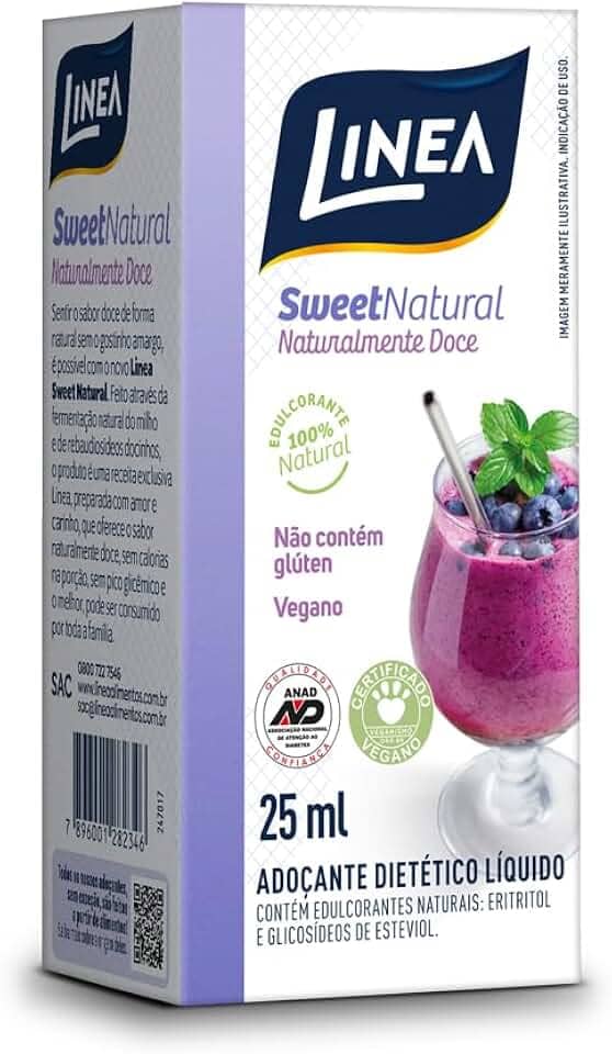 Linea Adoçante Líquido Sweet Natural 25ml