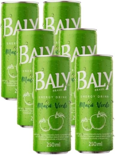 Energético Baly Maçã Verde 6unx250ml