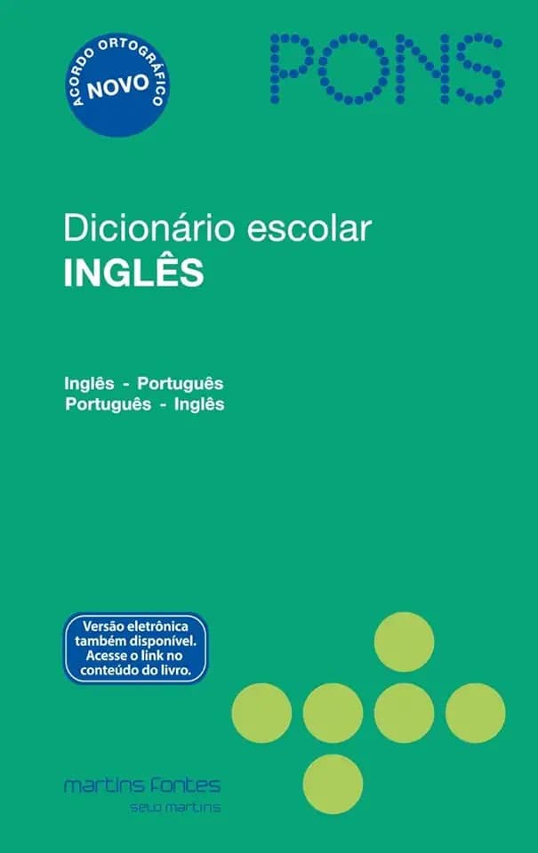Dicionário escolar inglês Pons: inglês/português - Português/inglês