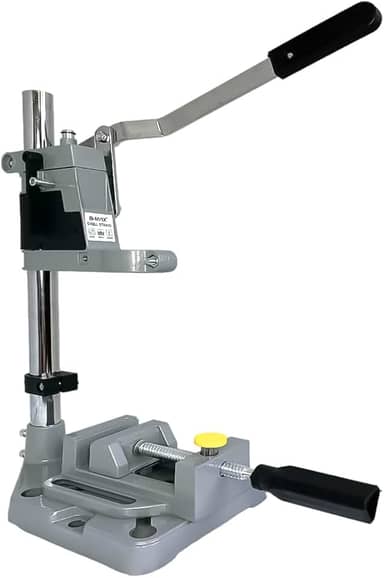 Suporte para Furadeira Ajuste de Altura e Ângulo para Trabalhos para Perfuração Suporte Furadeira 1/2 ou 3/8 B-Max Para Bancada e Mesa