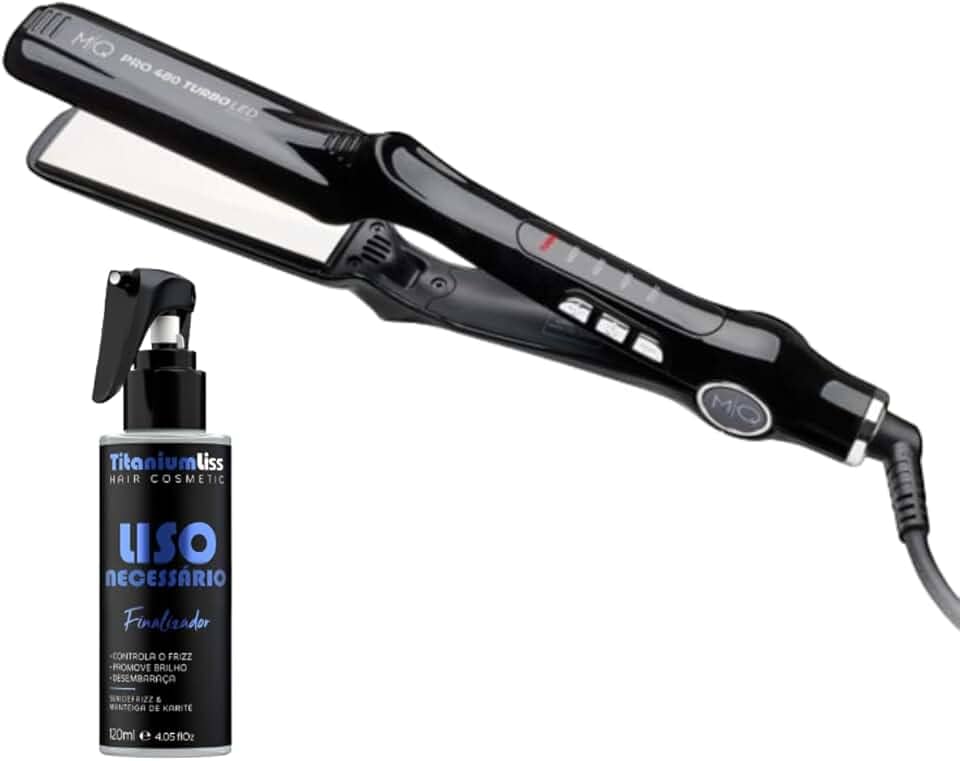 Prancha Chapinha MQ Pro Black 485f. + Liso Obrigatório