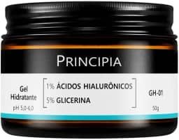 PRINCIPIA, Gel Hidratante Facial 1% Ácidos Hialurônicos + 5% Glicerina GH-01 com 50g