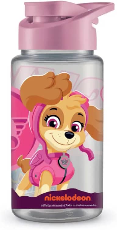 Garrafa Squeeze Patrulha Canina 500 ml BPA FREE (SKYE)
