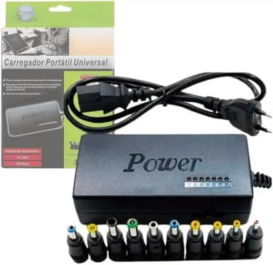 Carregamento Universal 150W Com 9 Adaptadores DC Intercambiáveis E Entrada AC 110 E 220 Volts