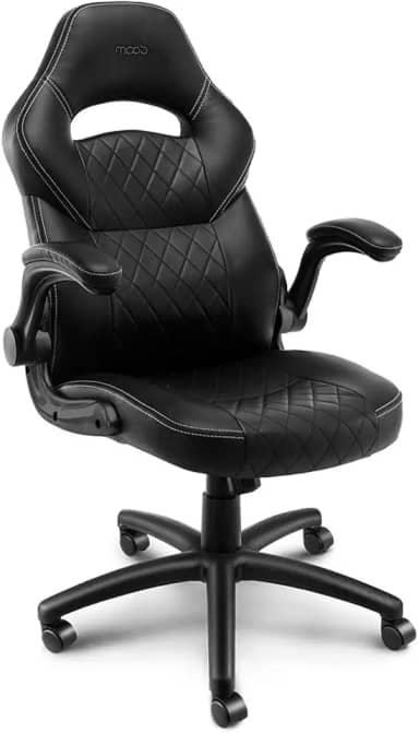 Cadeira Gamer Moob Horizon Giratória Com Função Relax e Braços Ajustáveis Preto