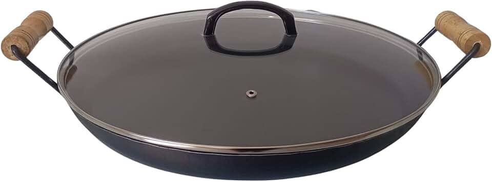 Disco Arado Chapa De Ferro 42 Cm C Tampa De Vidro 5cm Altura