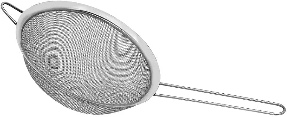 Tuut, Linha Inox, Peneira Grande com Ponteira de Suporte, 18cm