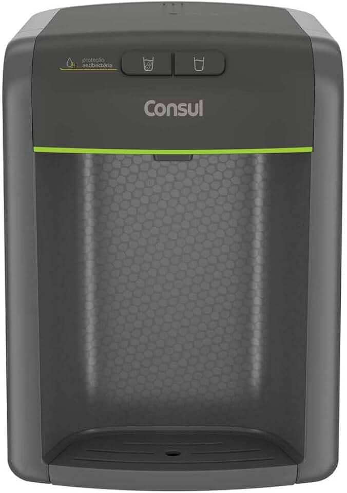 Purificador de Água Consul (CPB34AF) - Bivolt - Cinza - Água Natural e Gelada do seu Jeito