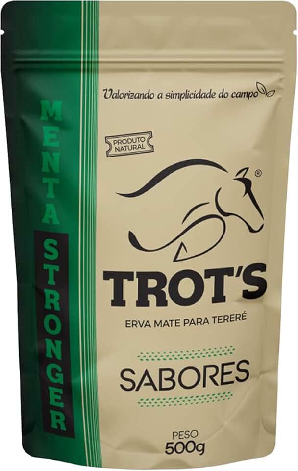 ERVA MATE PARA TERERÉ 500G MENTA STRONGER TROT'S