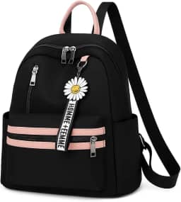 Bolsa Mochila Feminina Média Impermeável, Design Casual e Estiloso, Com Alças Ajustáveis, Compartimentos Externos, Ideal para Trabalho, Faculdade, Viagens e Dia a Dia