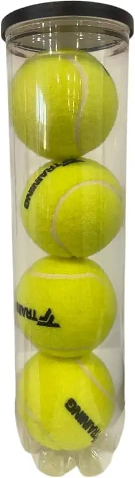 Tecnifibre Tubo de Bolas de Tênis Training New com 4 unidades
