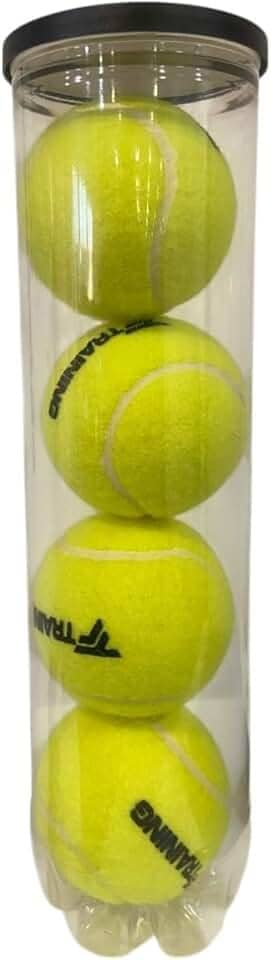 Tecnifibre Tubo de Bolas de Tênis Training New com 4 unidades