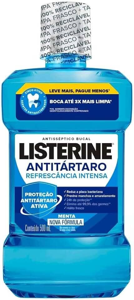 Listerine Enxaguante Bucal Antitártaro, 500ml