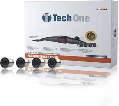 SENSOR DE ESTACIONAMENTO PRIME PRETO BRILHO TECH ONE
