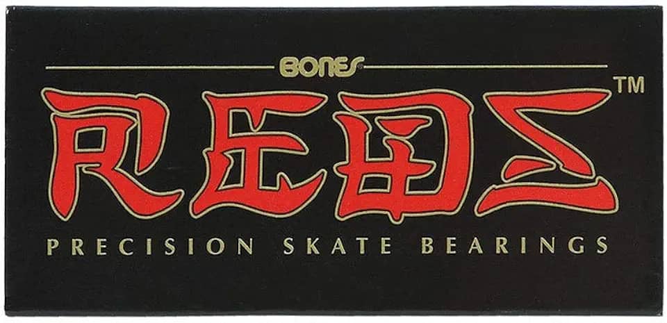 Bones Rolamentos de skate de precisão Reds (2 rolamentos)