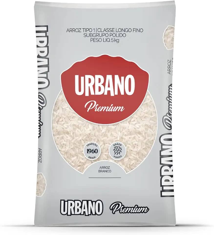 Arroz Branco Premium Urbano 5kg