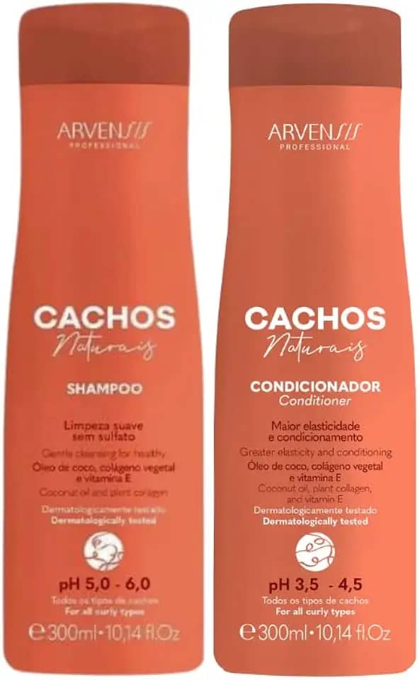 Kit Arvensis Cachos Naturais Shampoo + Condicionador - 300ml