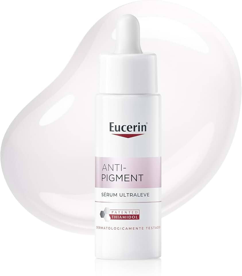 EUCERIN Sérum Facial Ultraleve Antimanchas e Antibrilho 30ml, Anti-Pigment, Clareador, Thiamidol, Peles Oleosas