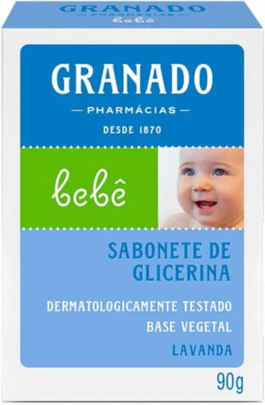 Granado Sabonete Bebê Glicerinado, Lavanda, 90g