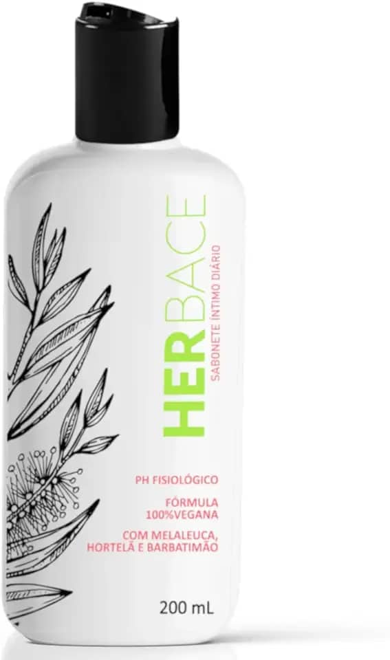 Sabonete Íntimo Vegano com Barbatimão, Melaleuca e Hortelã - 200 ml