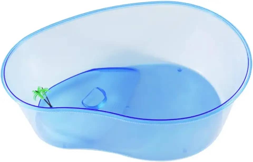 Aquaterrário Para Tartaruga Ilha com Coqueiro e Rampa - Tamanho P - M - G - XG - Cód.IlhaPV1 (Grande)