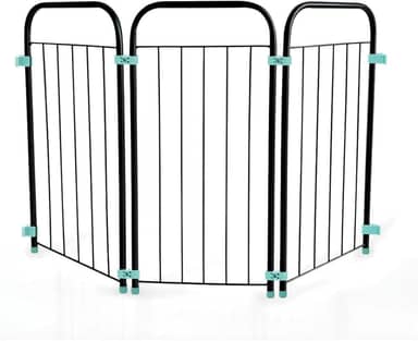 Portão Cercado Portátil Dobrável Multiuso para Pet, Grade de Proteção Versátil, 35 a 106cm,