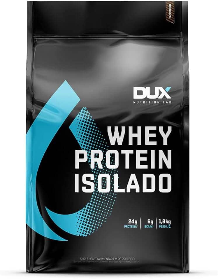Whey Protein Isolado Chocolate Refil 1.8kg – Contribui para os Resultados e Auxilia a Recuperação Muscular – Dux Human Health