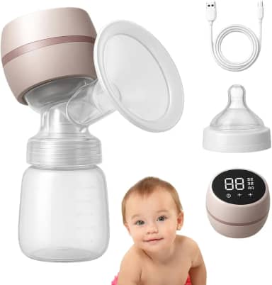 Bomba De Tirar Leite Materno Elétrica Portátil Mamadeira Extratora Amamentação Armazenamento