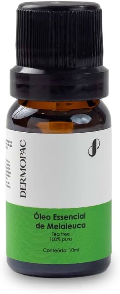 Óleo Essencial de Melaleuca 100% Puro Natural Aromaterapia Para Pele Corpo Dermopac 10ml