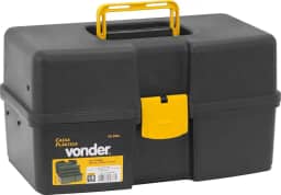 Vonder, Caixa Para Ferramentas, Plástica, Com 3 Bandejas, 37,0 Cm X 22,0 Cm X 20,0 Cm, Vd 3001.