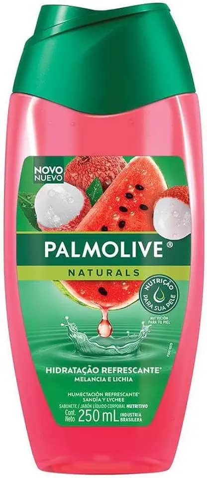Palmolive Sabonete líquido Naturals Hidratação Refrescante Melancia e Lichia 250ml