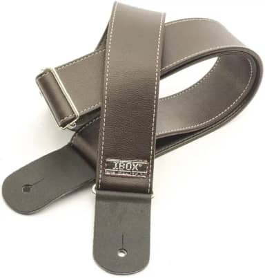 Correias P/INSTR.CORDAS C/PONTEIRAS COURO DUPLO- LINHA SUPREME (Marrom)